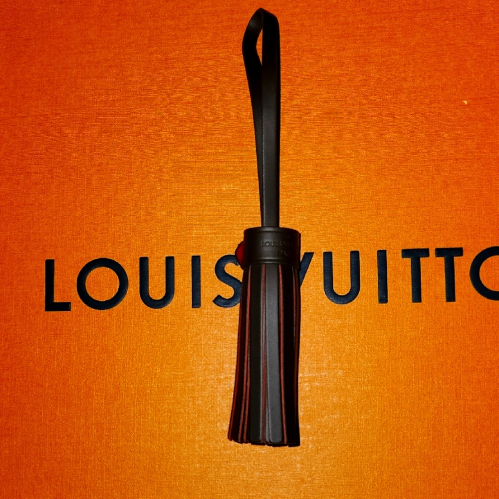 Louis Vuitton  Brown Tassel Charm